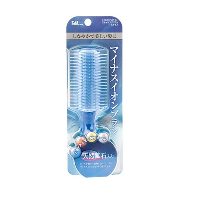 貝印 マイナスイオンボール スタイリングブラシ Lサイズ