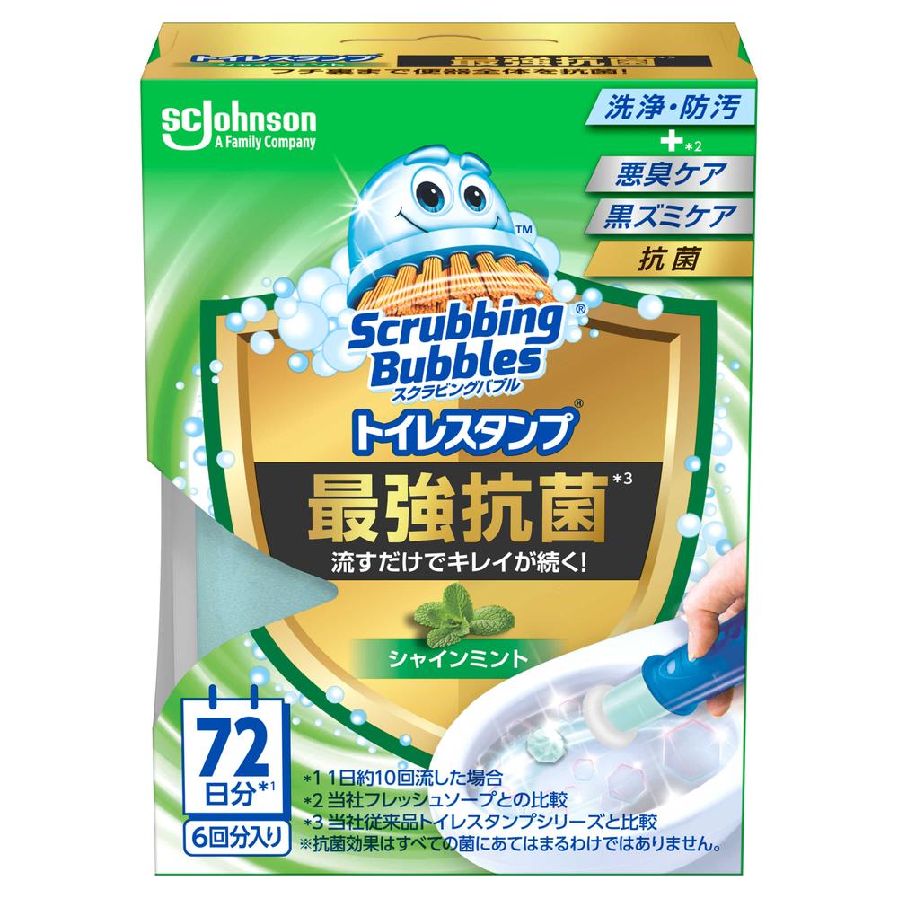 ジョンソン スクラビングバブル トイレスタンプ 最強抗菌 シャインミント 本体 38G