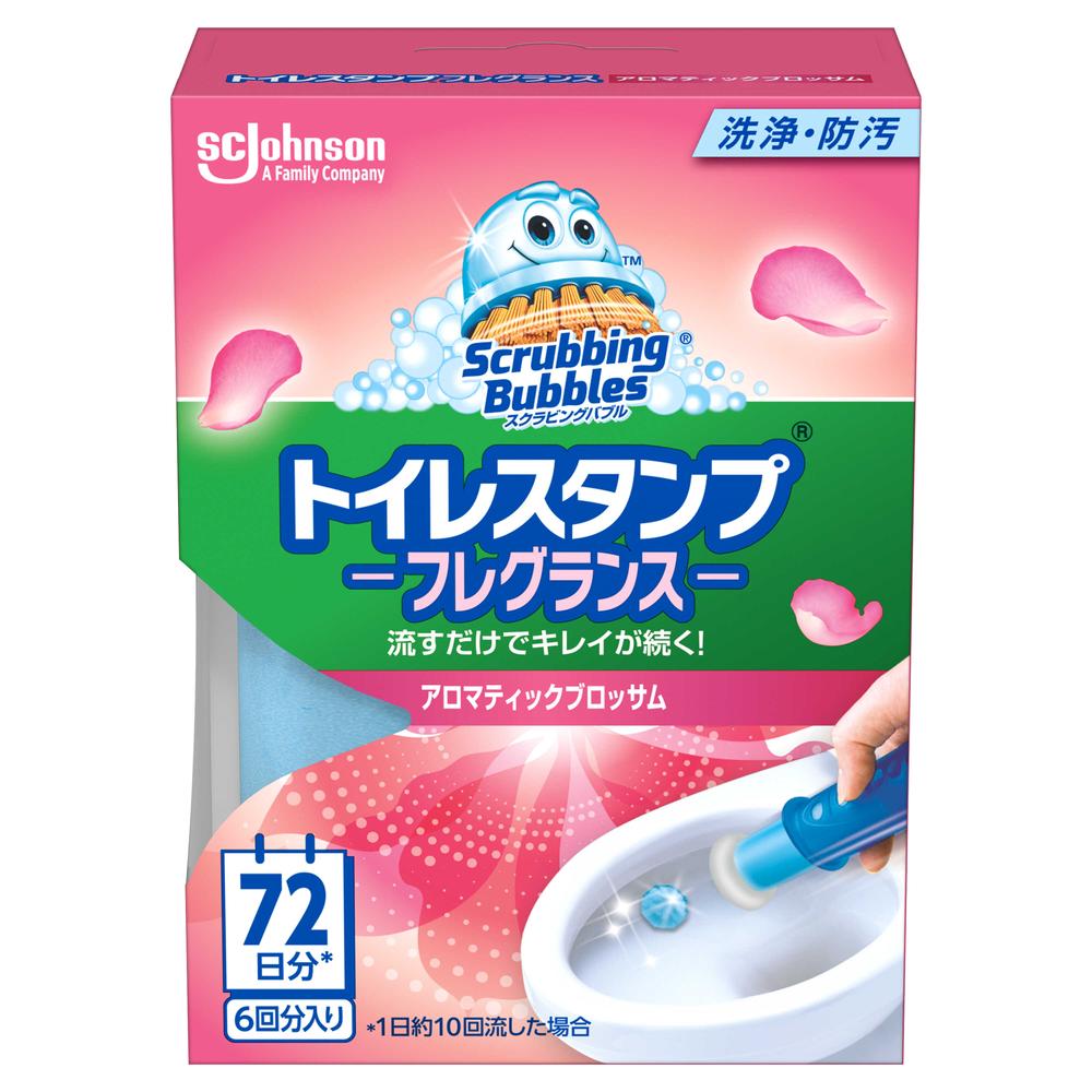 ジョンソン スクラビングバブル トイレスタンプ アロマティックブロッサム 本体 38G