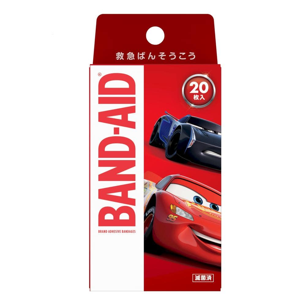 [一般医療機器]バンドエイド 救急絆創膏 カーズ   20枚
