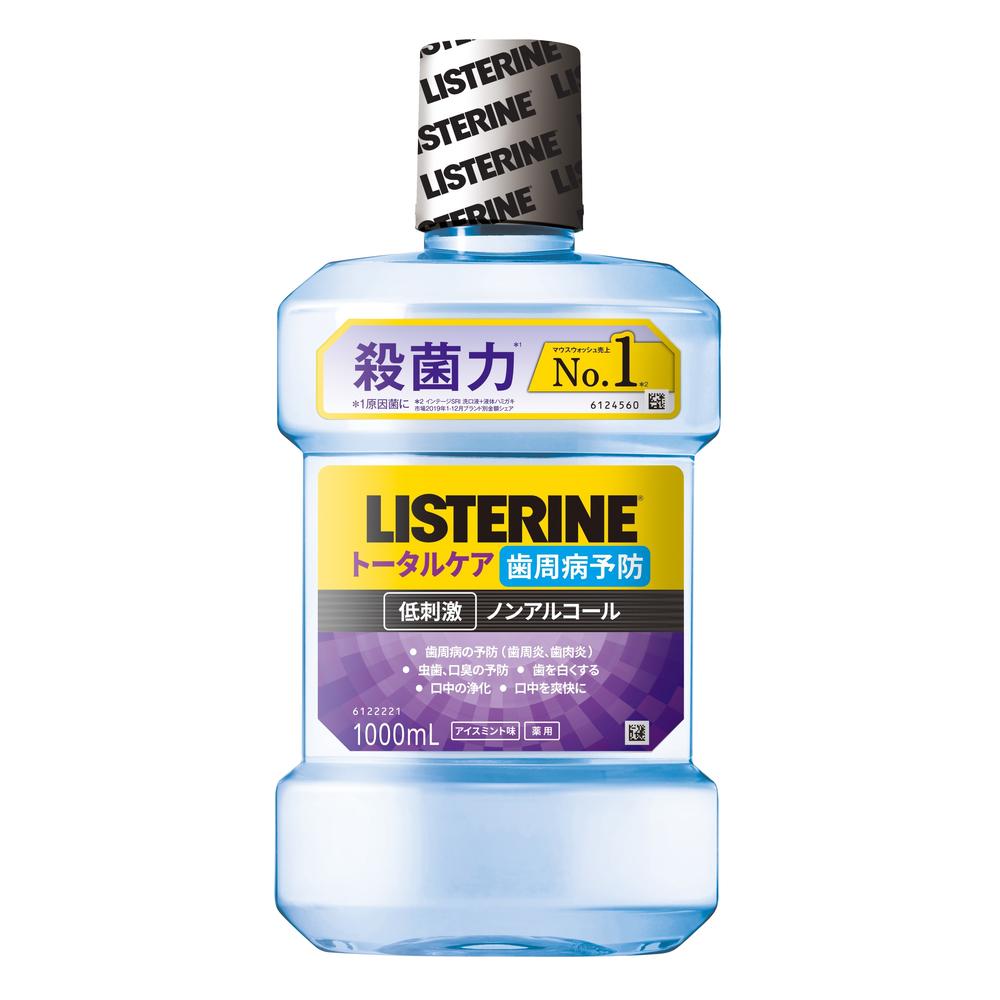 [医薬部外品]薬用リステリン トータルケア 歯周クリア 低刺激 ノンアルコール  1000ml
