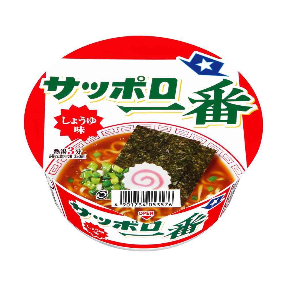 ◆サンヨー サッポロ一番 しょうゆ味 どんぶり 71g   [24個セット]