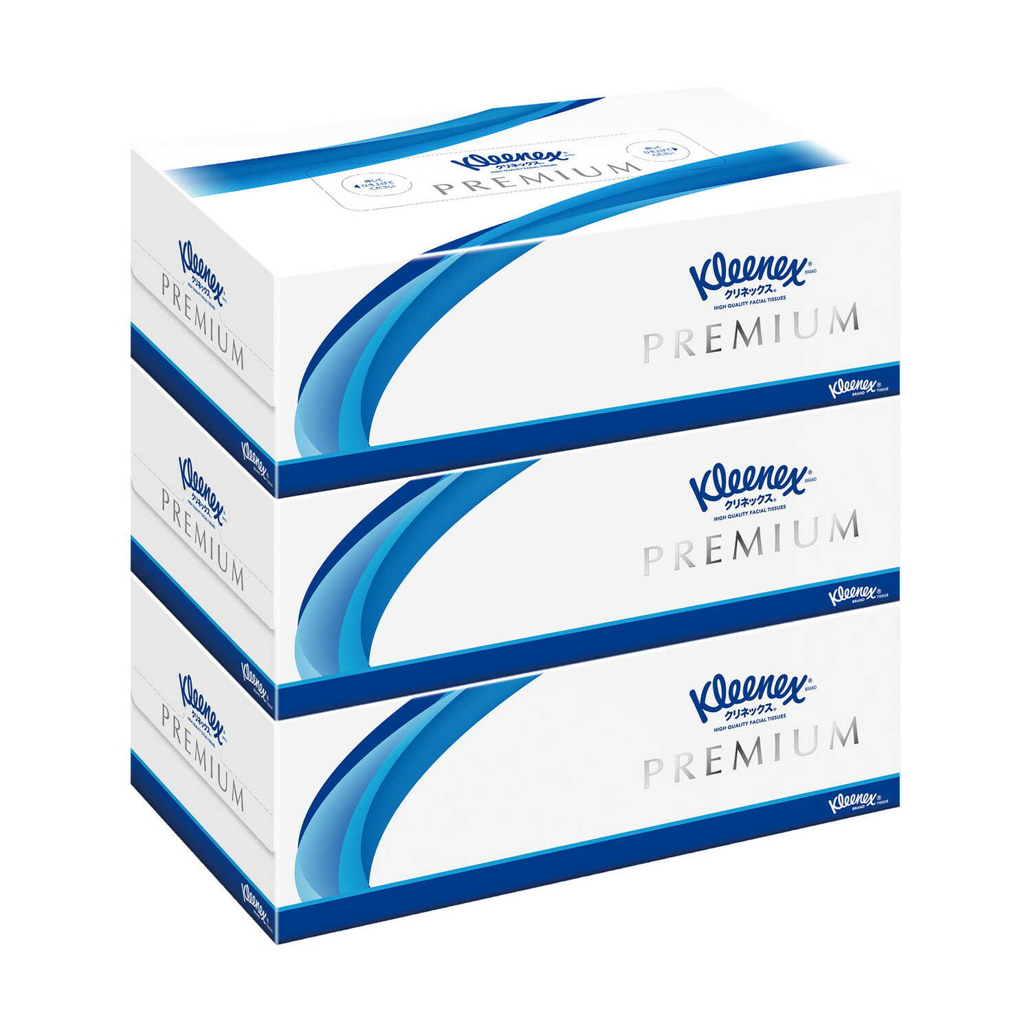 クレシア クリネックス ティシュー プレミアム 160W×3個【12個セット】