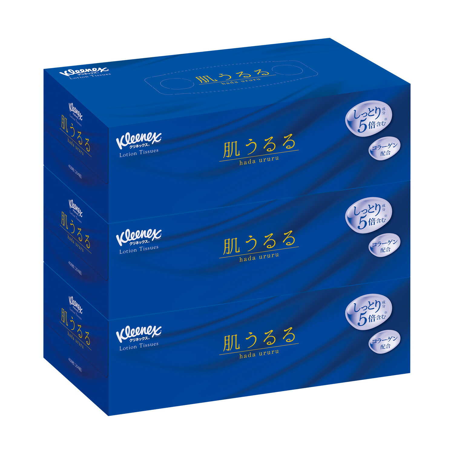 クレシア クリネックス ティシュー ローション 肌うるる 204W×3個【2個セット】