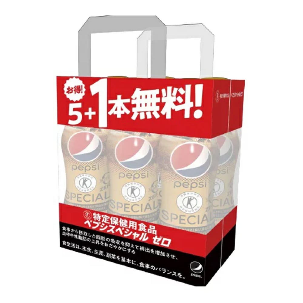 ◆サントリーペプシスペシャル5本＋1本パック 490ml×5＋1【4個セット】