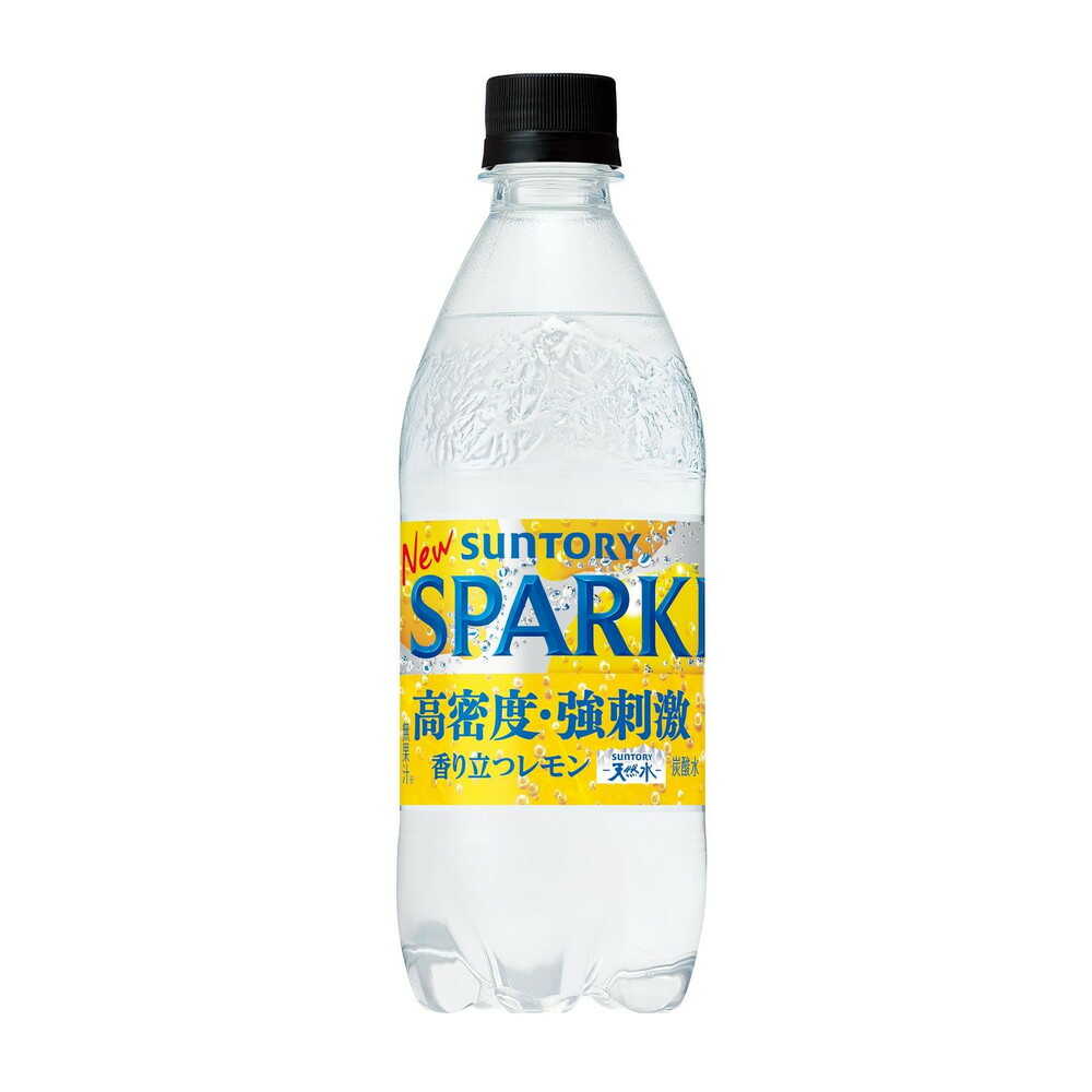 ◆サントリー 天然水スパークリングレモン 500ML【24個セット】