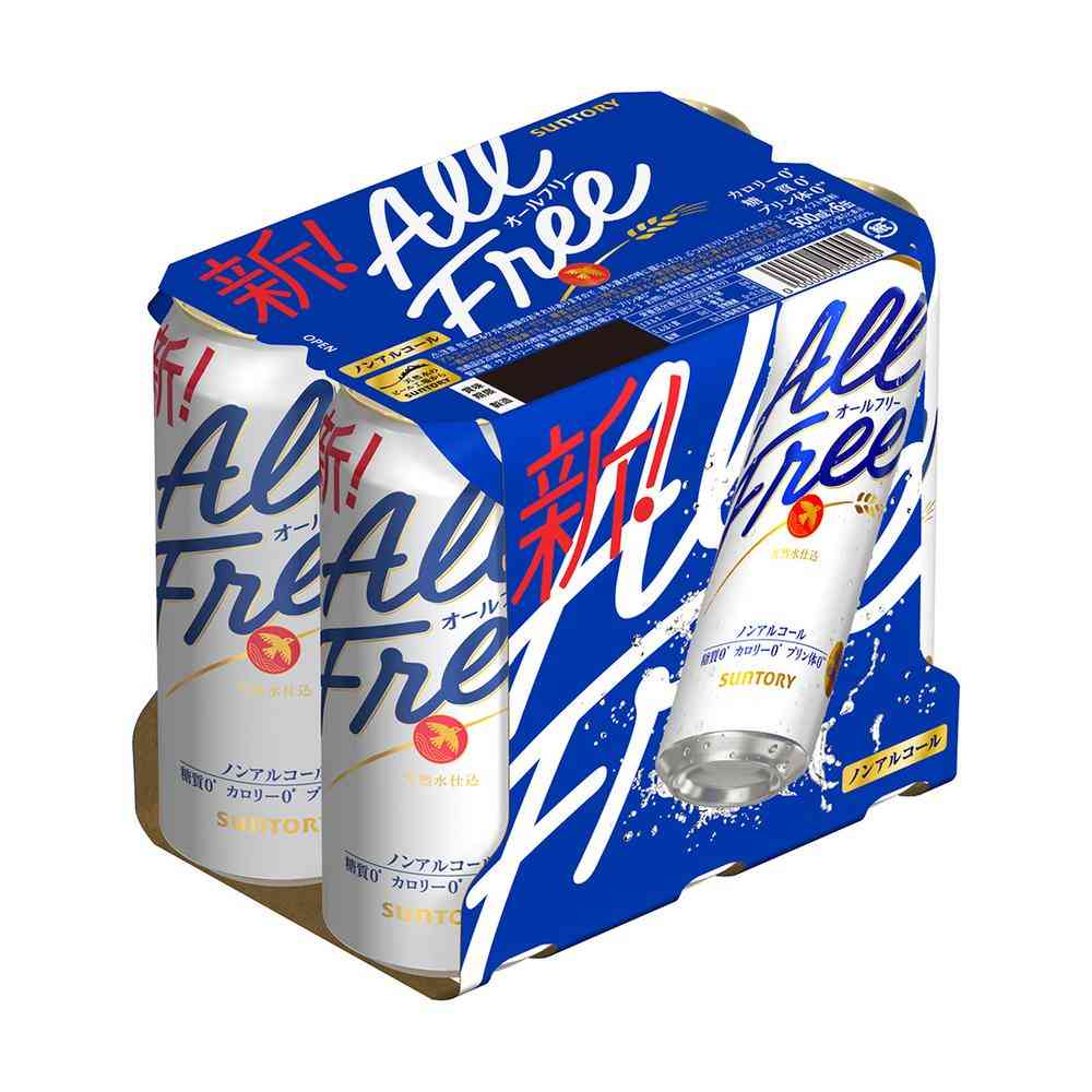 ◆サントリー オールフリー500ml×6本