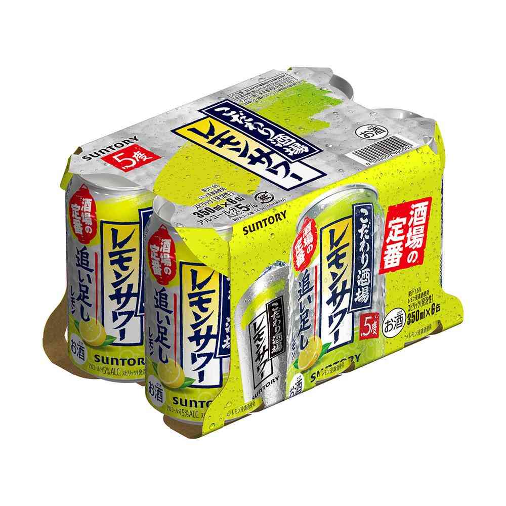 サントリー こだわり酒場のレモンサワー＜追い足しレモン＞350ml×6本