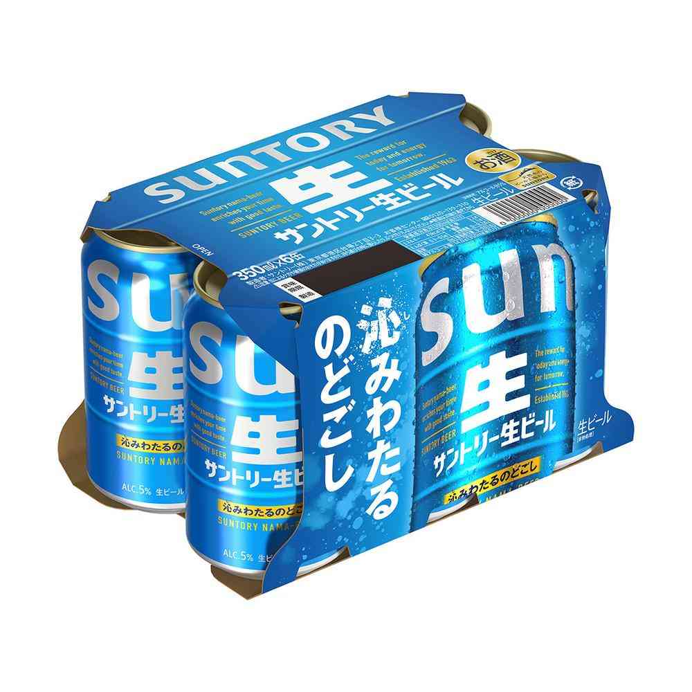サントリー生ビール350ml×6本