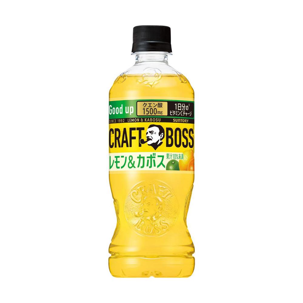 ◆サントリー クラフトボス レモン＆カボス 500ml [24個セット]