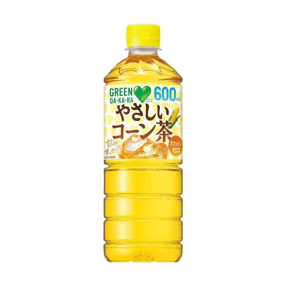 ◆サントリー GREEN DAKARA やさしいコーン茶 600ml [24個セット]