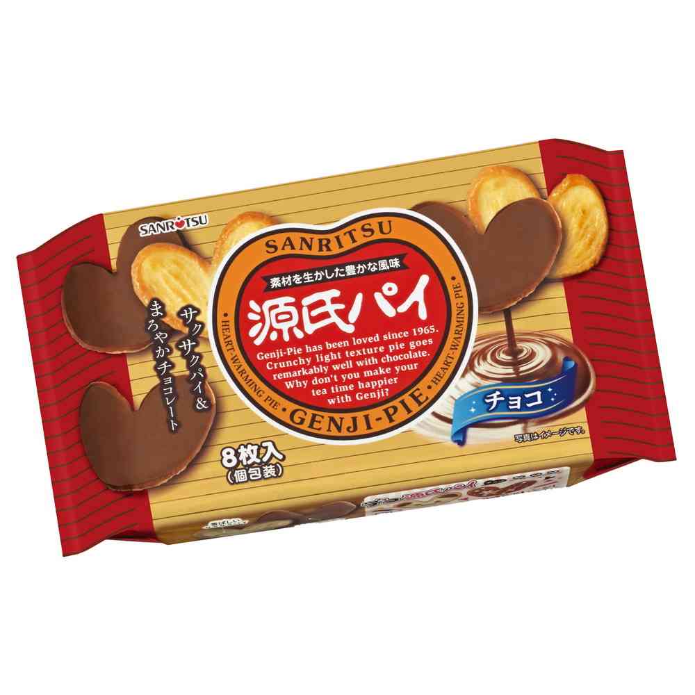 ◆三立 源氏パイ チョコ 8枚   [12個セット]