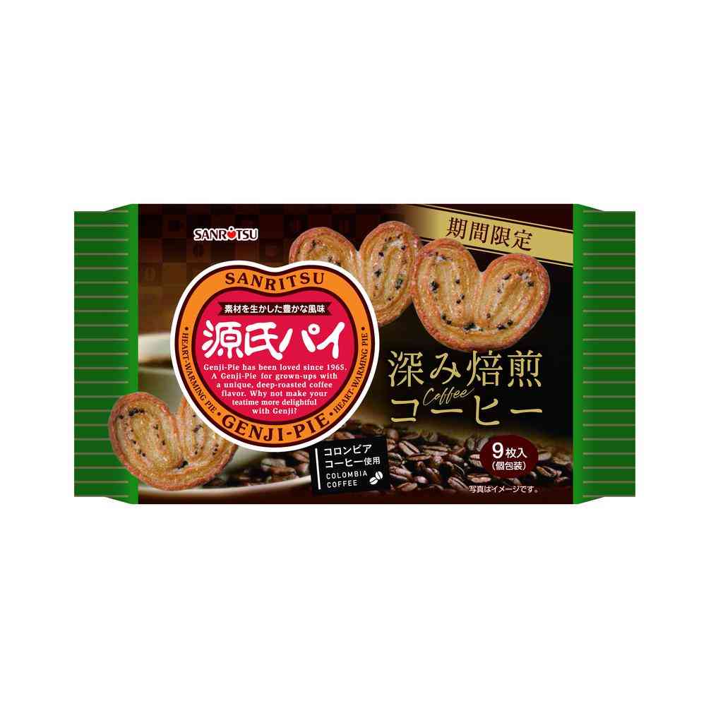 ◆三立 源氏パイ 深み焙煎コーヒー 9枚   [12個セット]