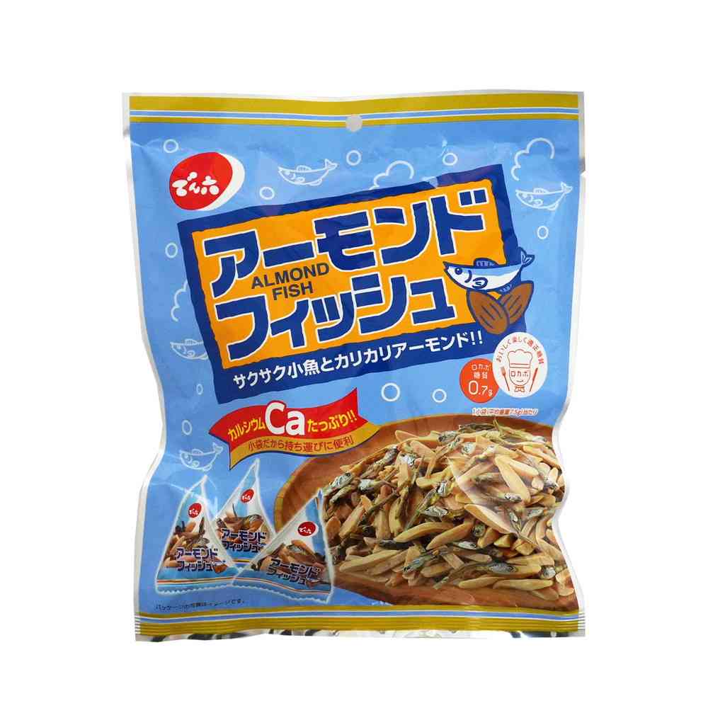 ◆でん六 小袋アーモンドフィッシュ 72g   [12個セット]