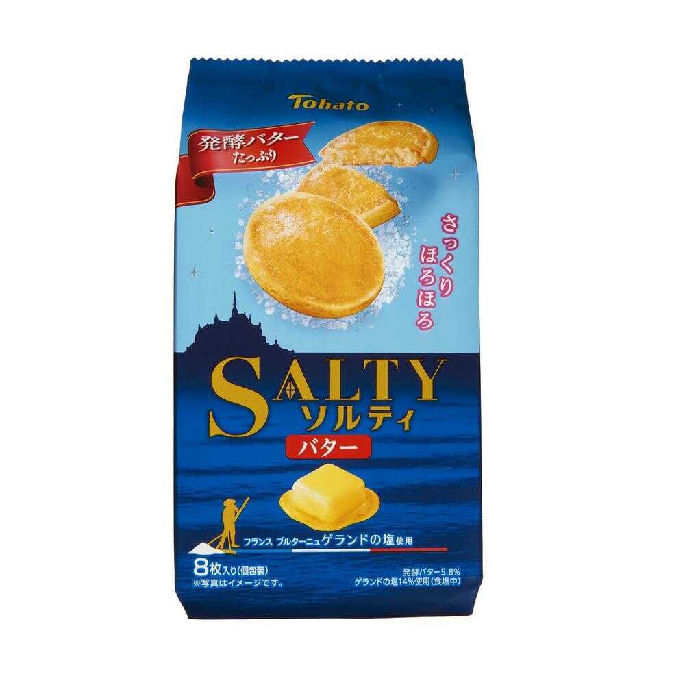 ◆東ハト ソルティ バター 8枚   [12個セット]