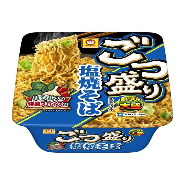 ◆マルちゃん ごつ盛り 塩焼そば 156G【12個セット】