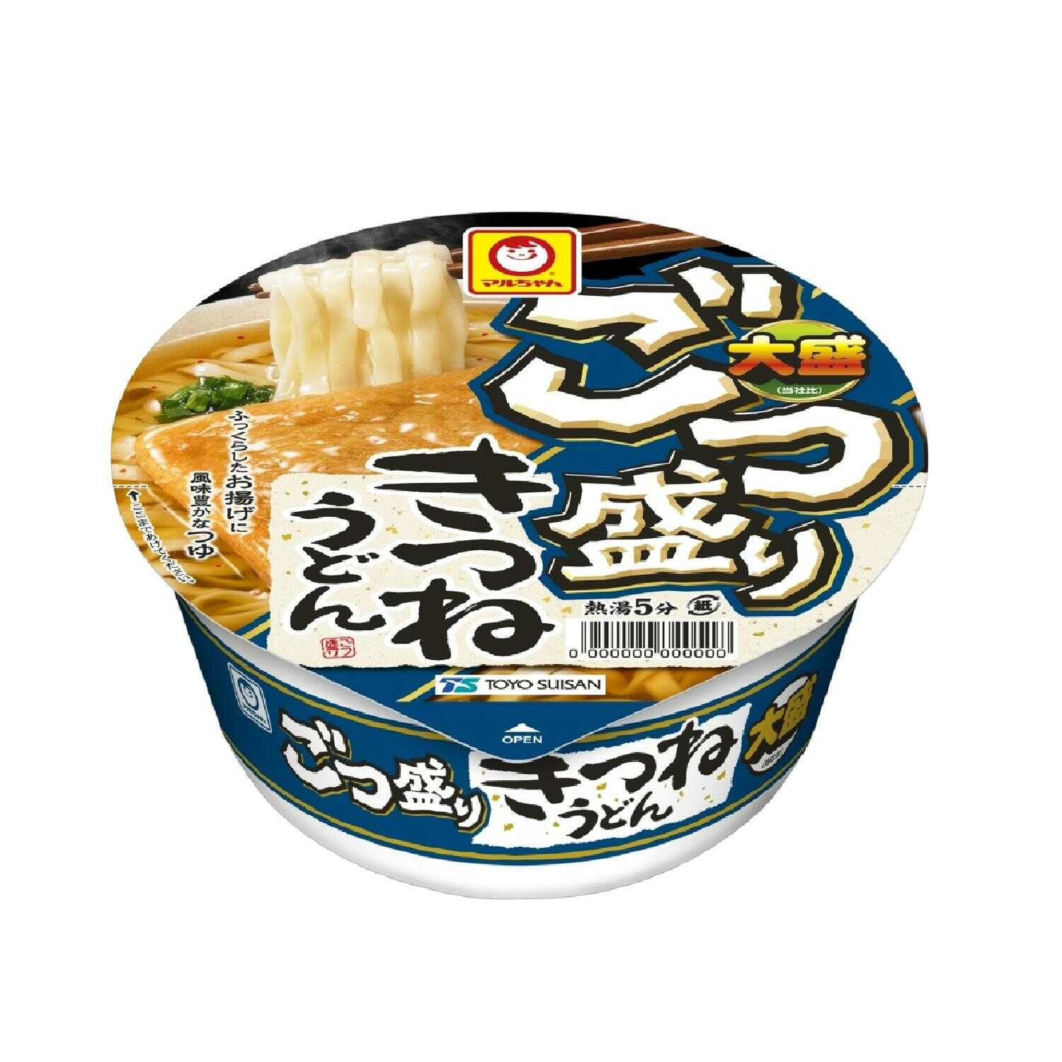 ◆東洋水産 マルちゃん ごつ盛り きつねうどん 108g   [12個セット]