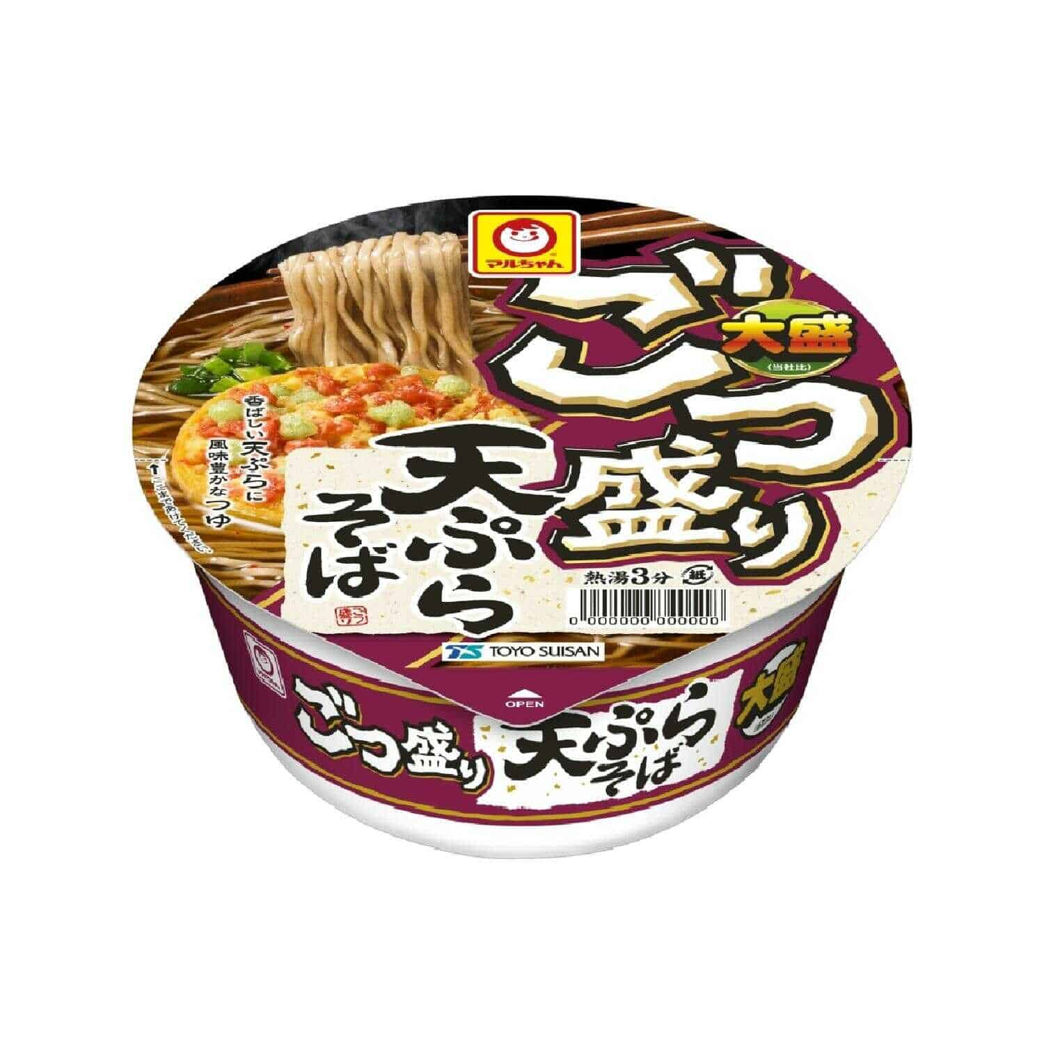 ◆東洋水産 マルちゃん ごつ盛り 天ぷらそば 114g   [12個セット]