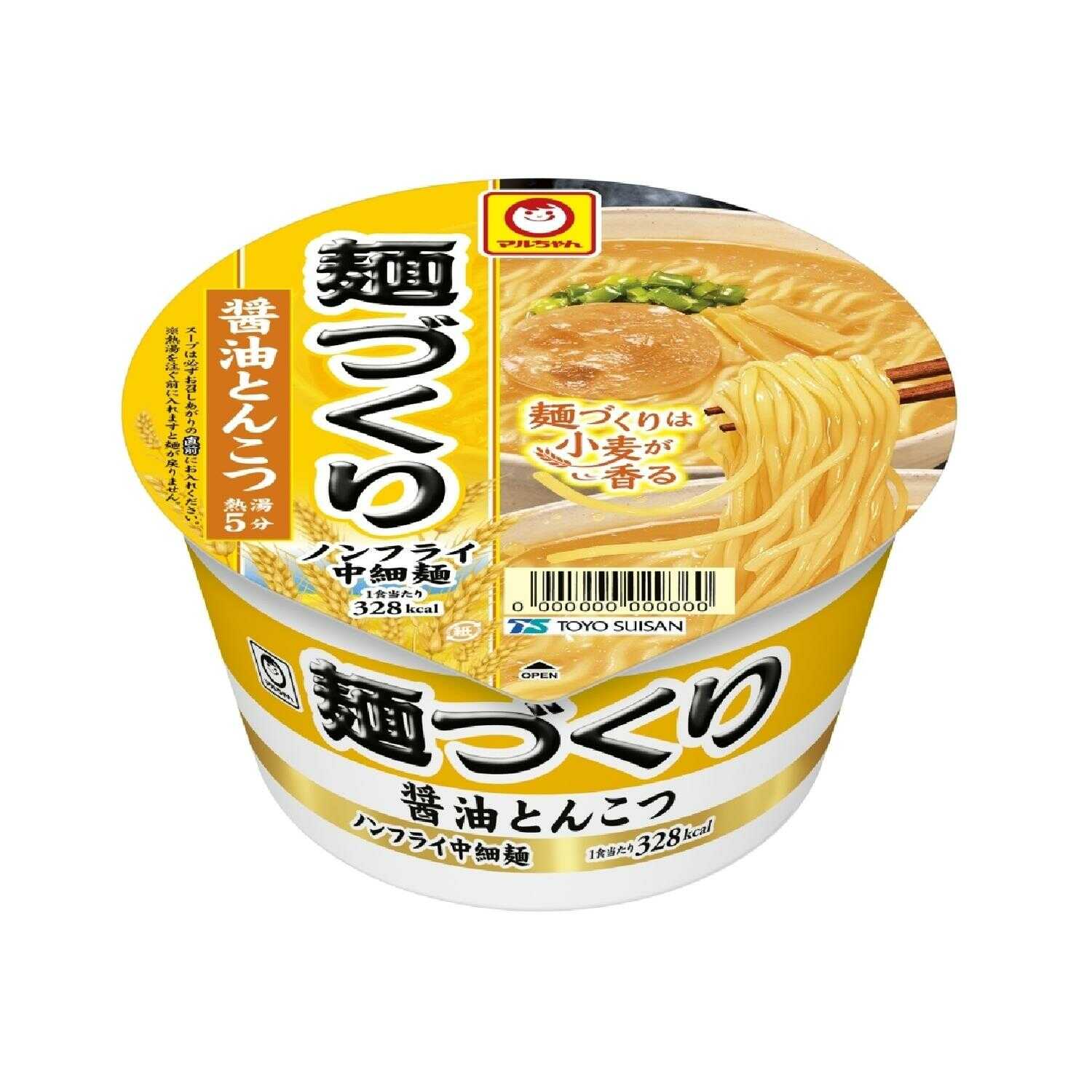 ◆東洋水産 マルちゃん 麺づくり 醤油とんこつ 91g   [12個セット]