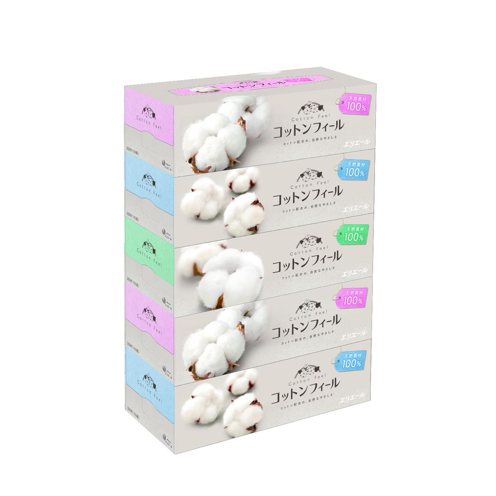 大王製紙 エリエール コットンフィールティシュー 150組5個【10個セット】