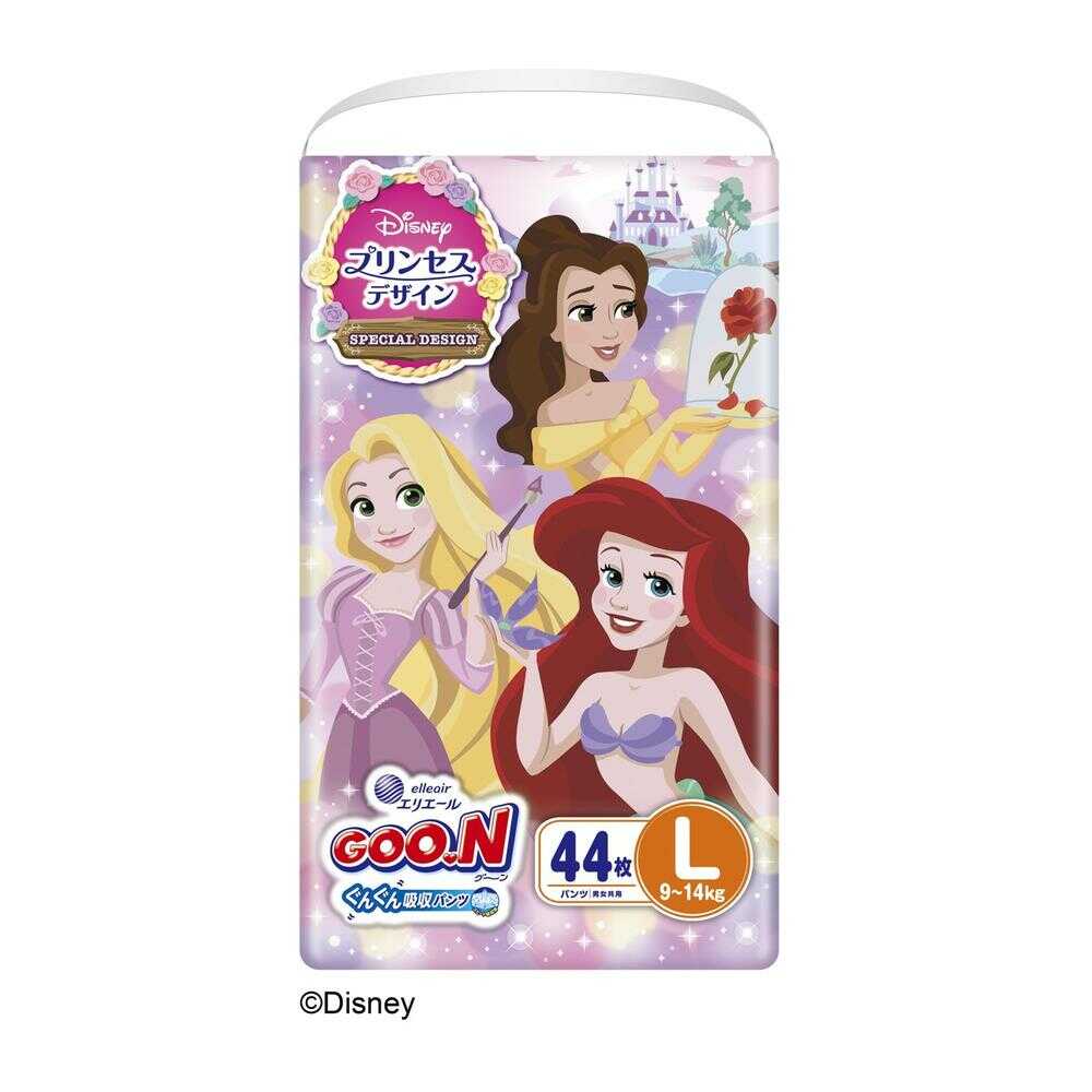 大王製紙 グーン ぐんぐん吸収パンツ プリンセスデザイン Lサイズ ? ? ? 44枚   [3個セット]
