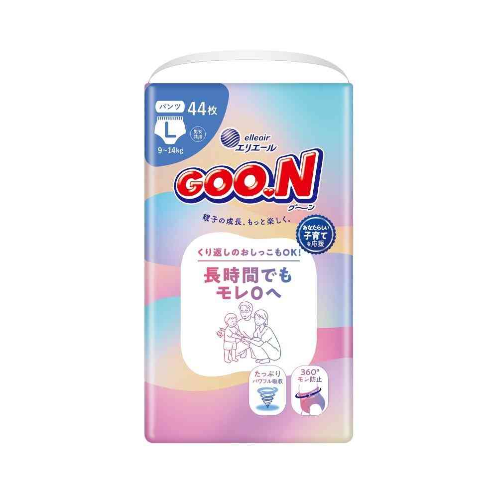大王製紙 グーン 長時間でもモレ0へ パンツL 44枚