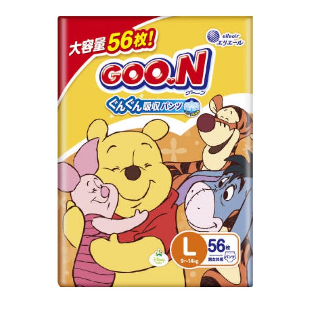 大王製紙 グーンぐんぐん吸収パンツ Ｌ 男女共用 56枚【3個セット】