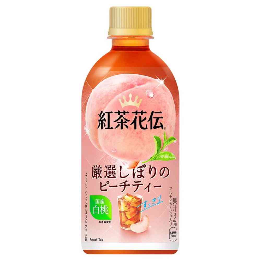 ◆コカ・コーラ 紅茶花伝 厳選しぼりのピーチティー 440ml