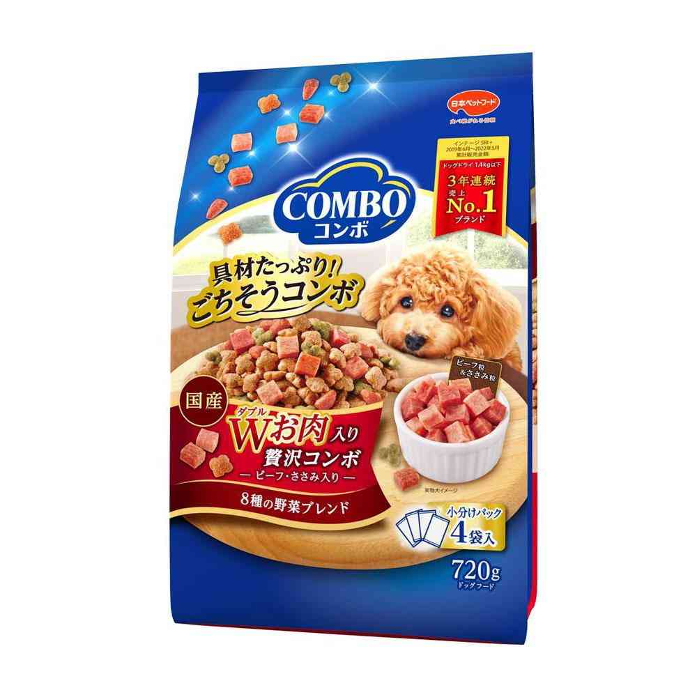 日本ペットフード コンボ ドッグ Wお肉入り 720g