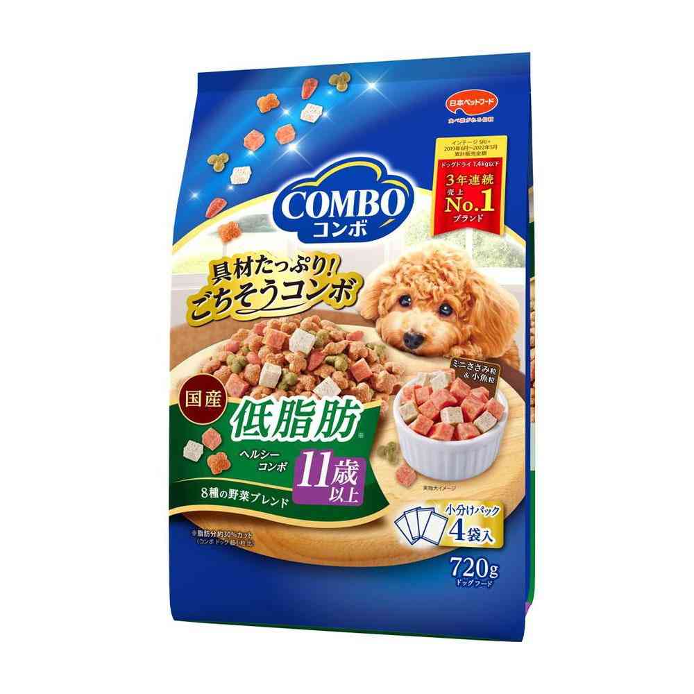 日本ペットフード コンボ ドッグ 低脂肪 11歳以上 720g