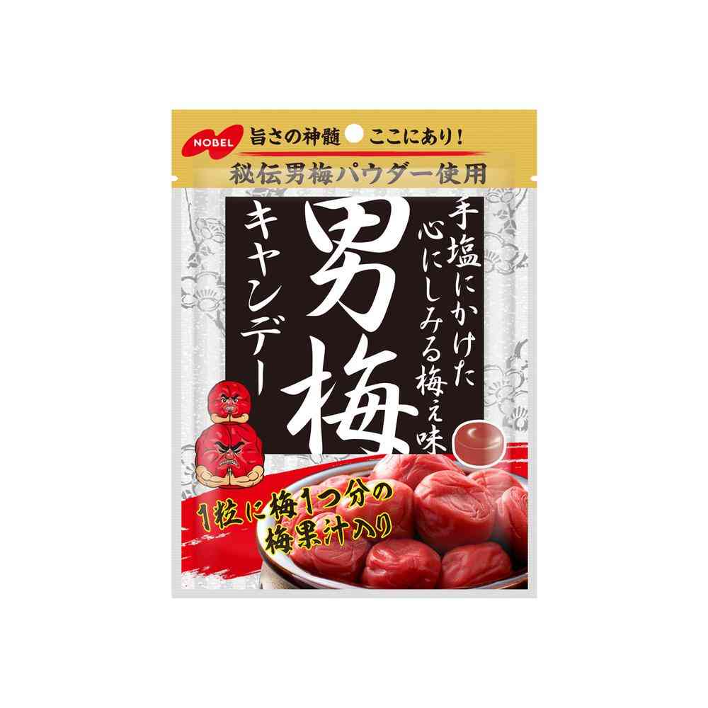 ◆ノーベル製菓 男梅 キャンデー 80g   [6個セット]