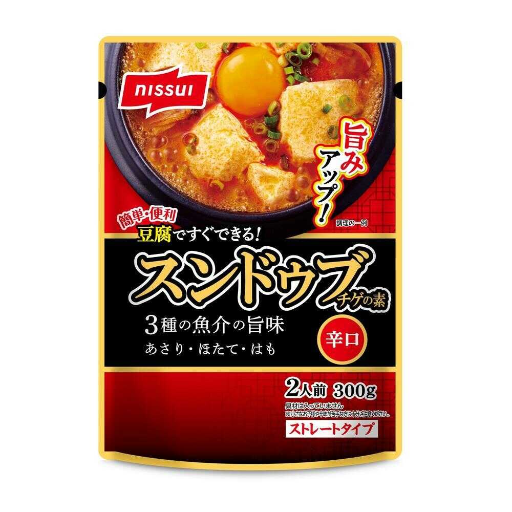 ◆ニッスイ スンドゥブチゲの素辛口 300g   [8個セット]