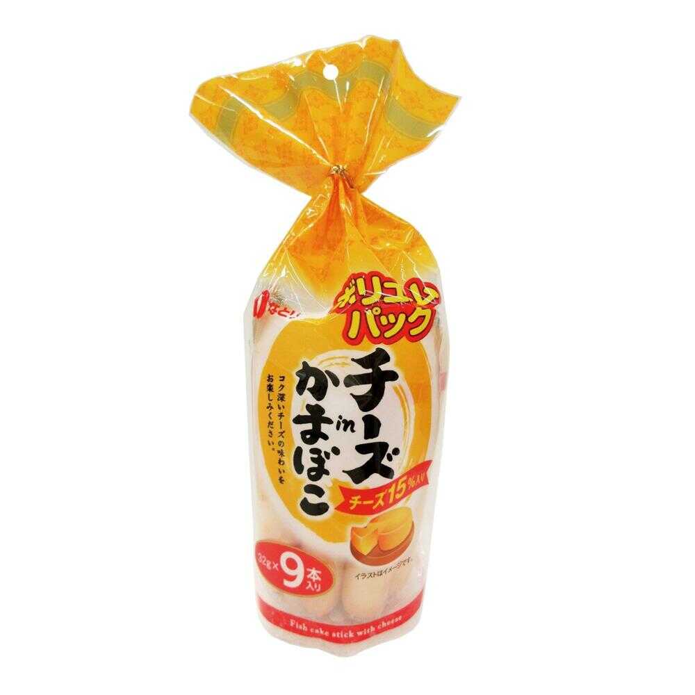 ◆なとり チーズかまぼこボリュームパック 288g(32g×9本)        [10個セット]