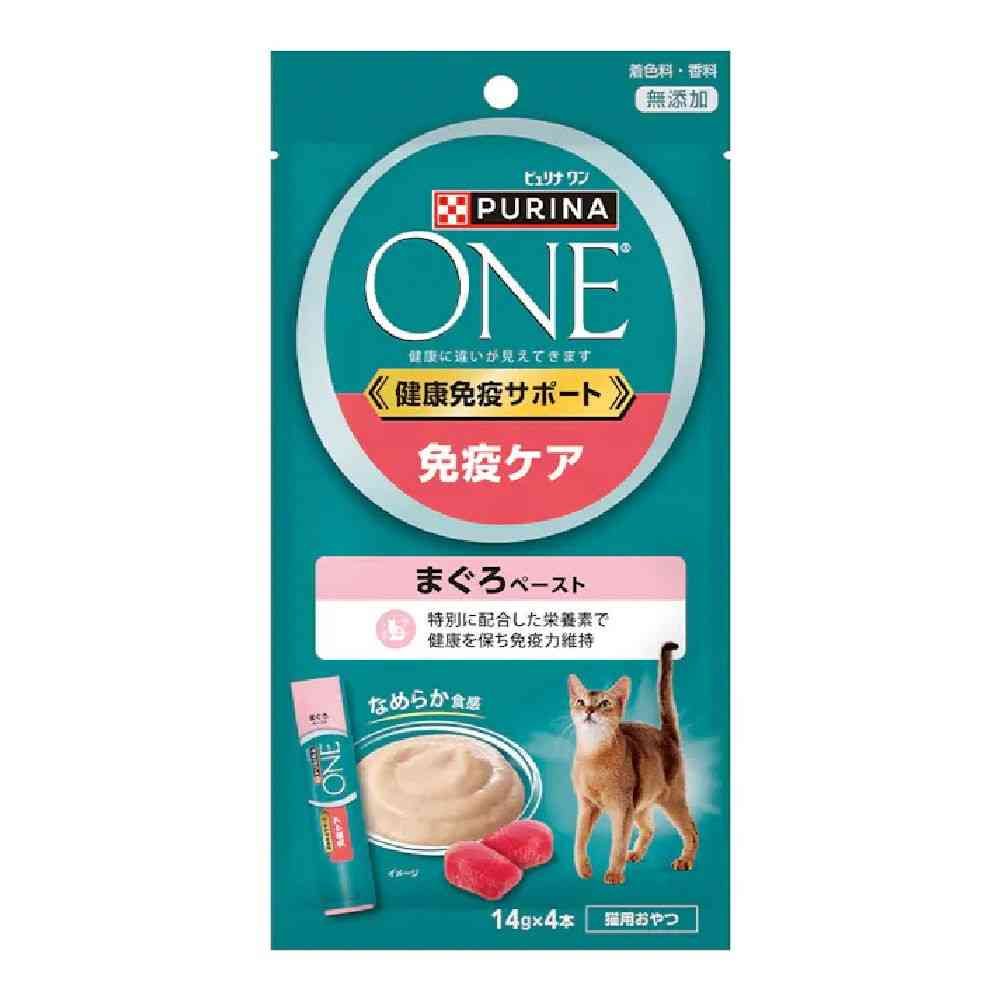 ピュリナワンキャットおやつ健康免疫サポート 免疫ケアまぐろペースト 56g