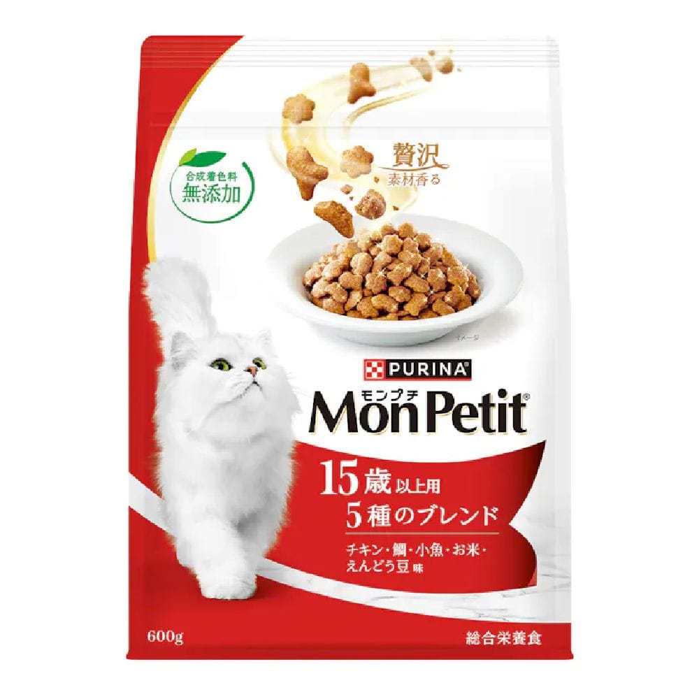 モンプチバッグ 15歳5種のブレンド 600g