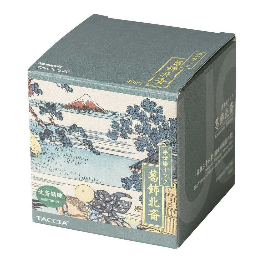 TACCIA 浮世絵インク・染料・40ml／北斎錆緑 1個 172g