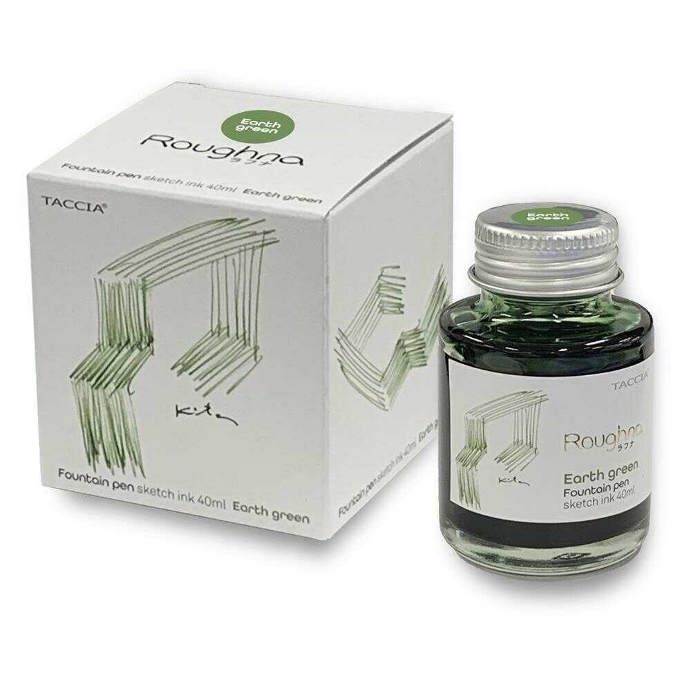 TACCIA ラフナインク・染料40ml／アースグリーン 1個 172g