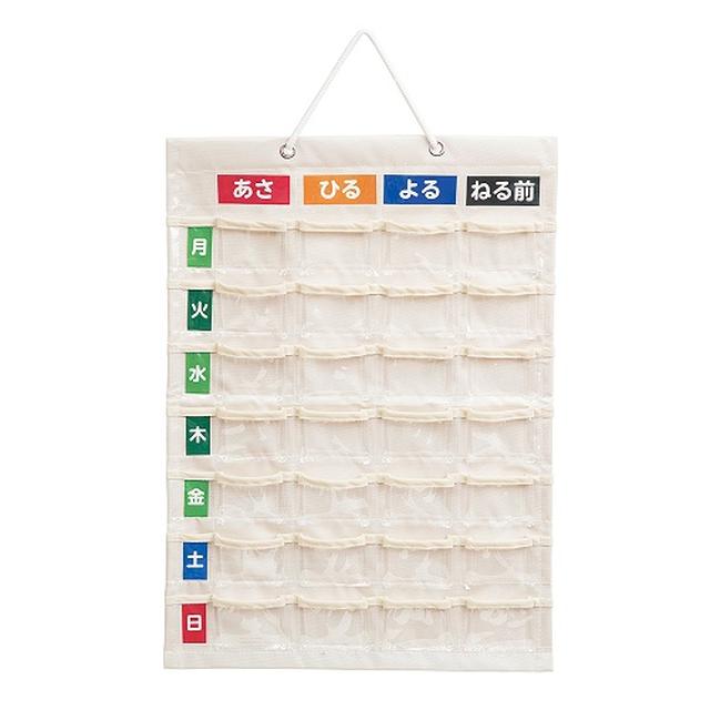 ナカバヤシ お薬カレンダー 1週間分 壁掛タイプ IF‐3011