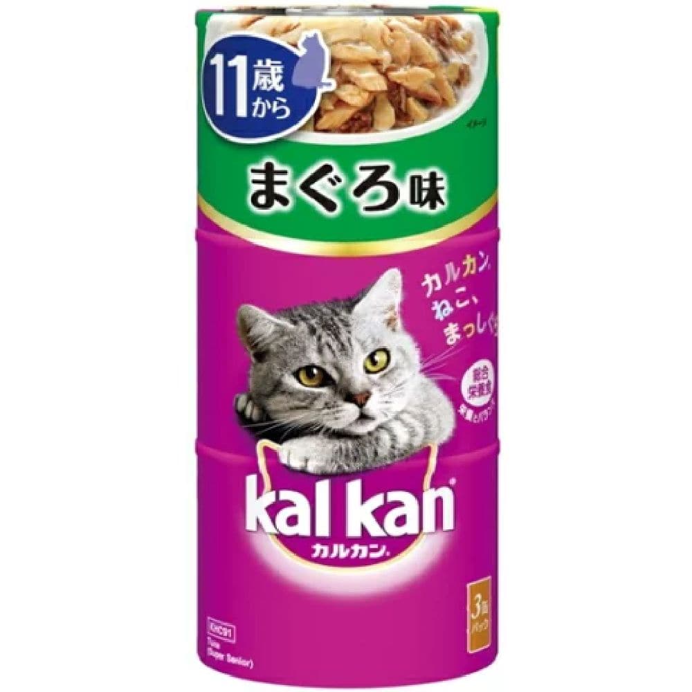 マース カルカン ハンディ缶 11歳から まぐろ味 160g×3缶