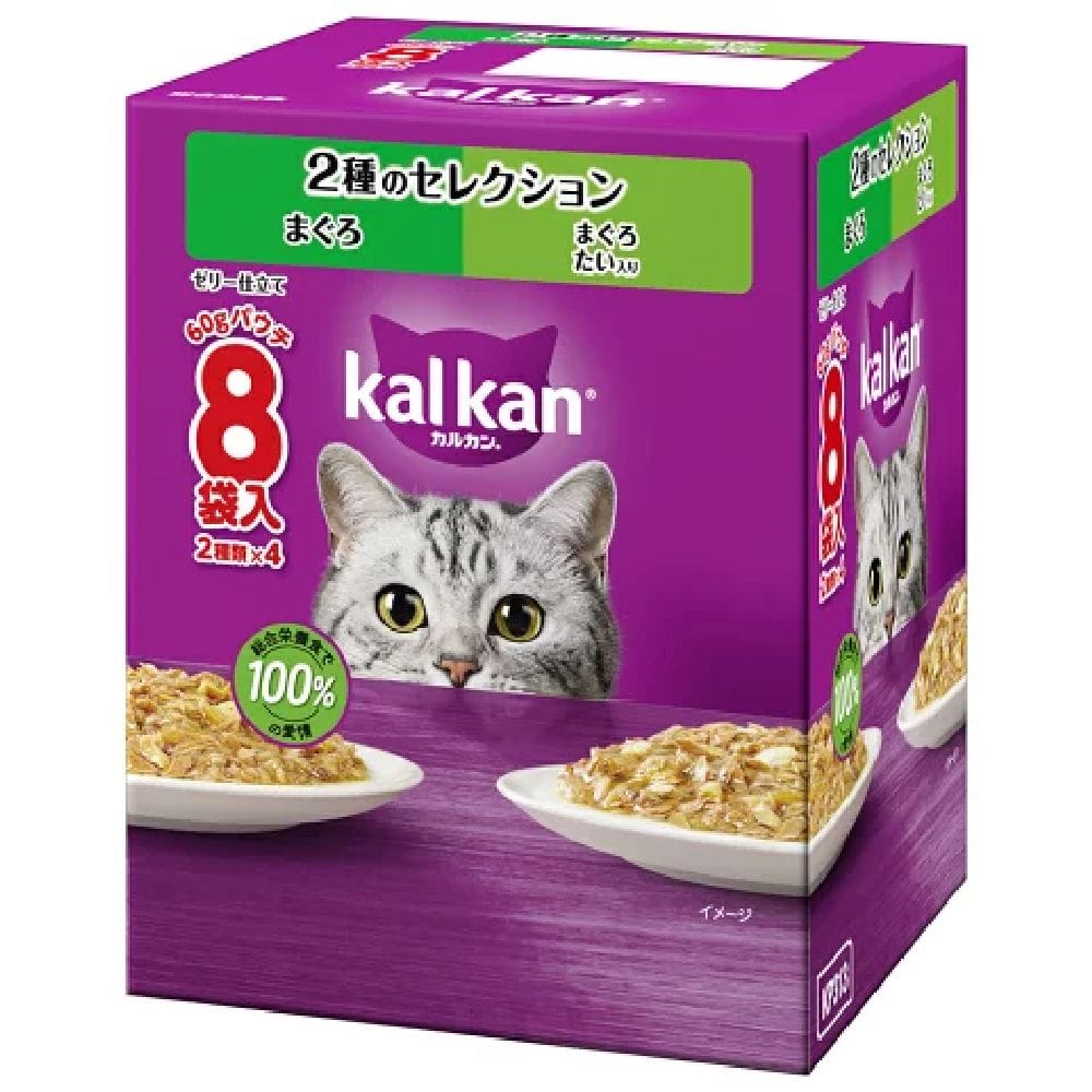 マース カルカンパウチ2種のセレクション まぐろまぐろたい 60g×8