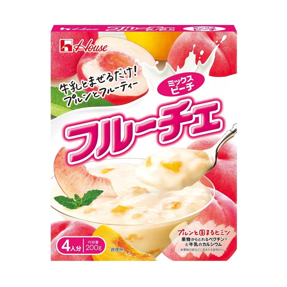 ◆ハウス フルーチェ ミツクスピーチ 200g   [10個セット]