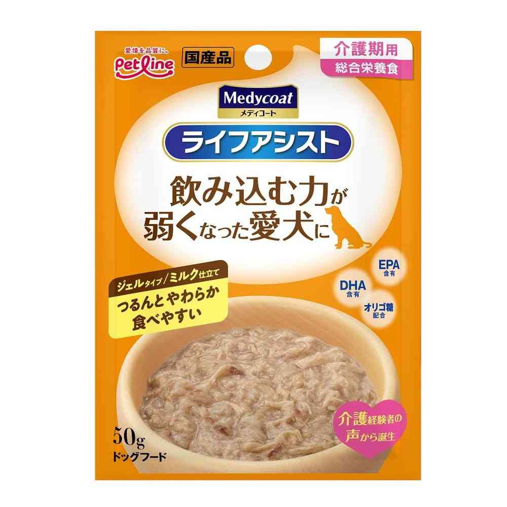 ペットライン メディコート ライフアシスト ジェルタイプ ミルク仕立て５０ｇ
