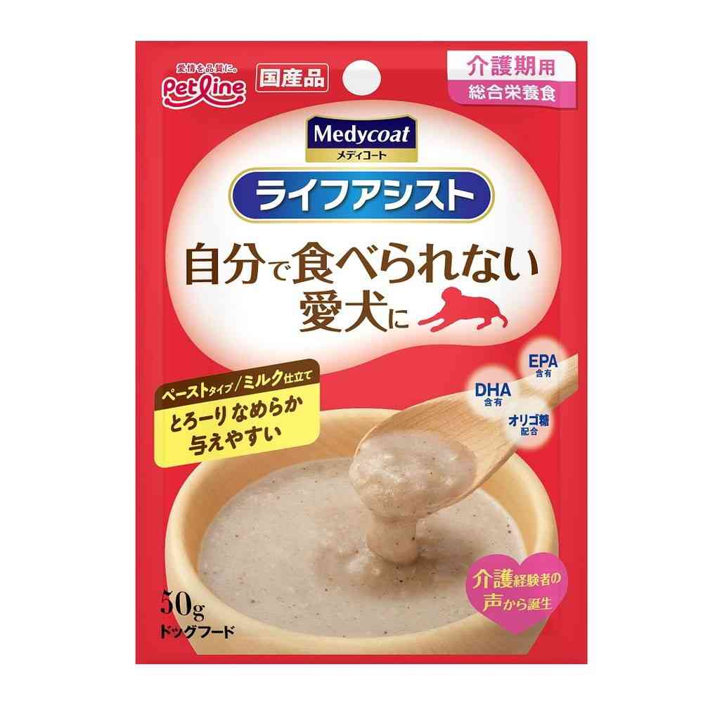 ペットライン メディコート ライフアシスト ペーストタイプ ミルク仕立て５０ｇ