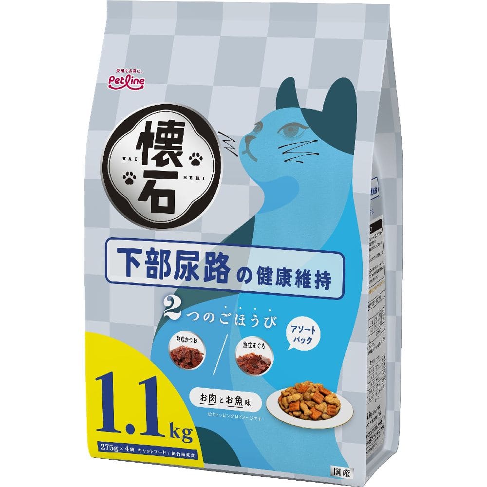 ペットライン 懐石2つのごほうび 下部尿路の健康維持 1.1kg