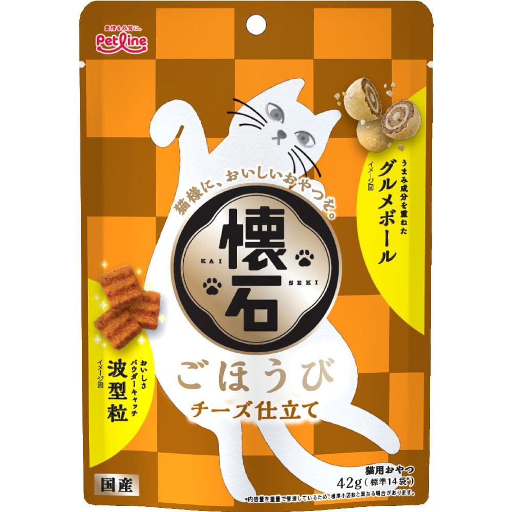 ペットライン 懐石ごほうびチーズ仕立て 42g