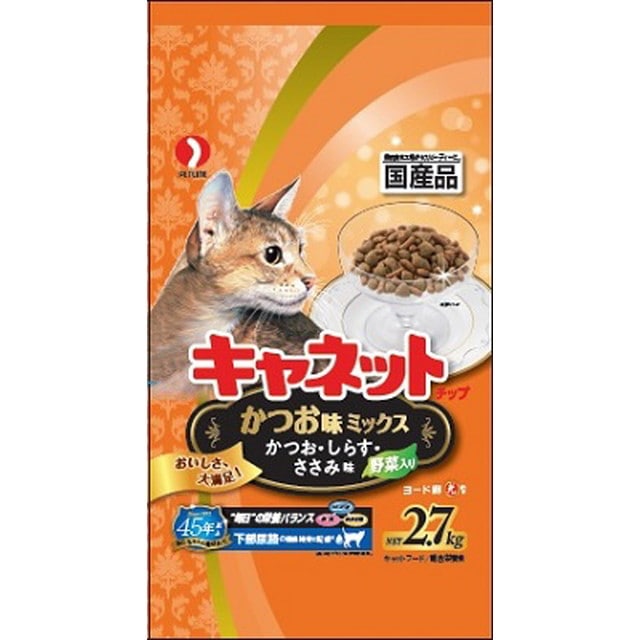 キャネットチップ かつお味ミックス 2.7kg