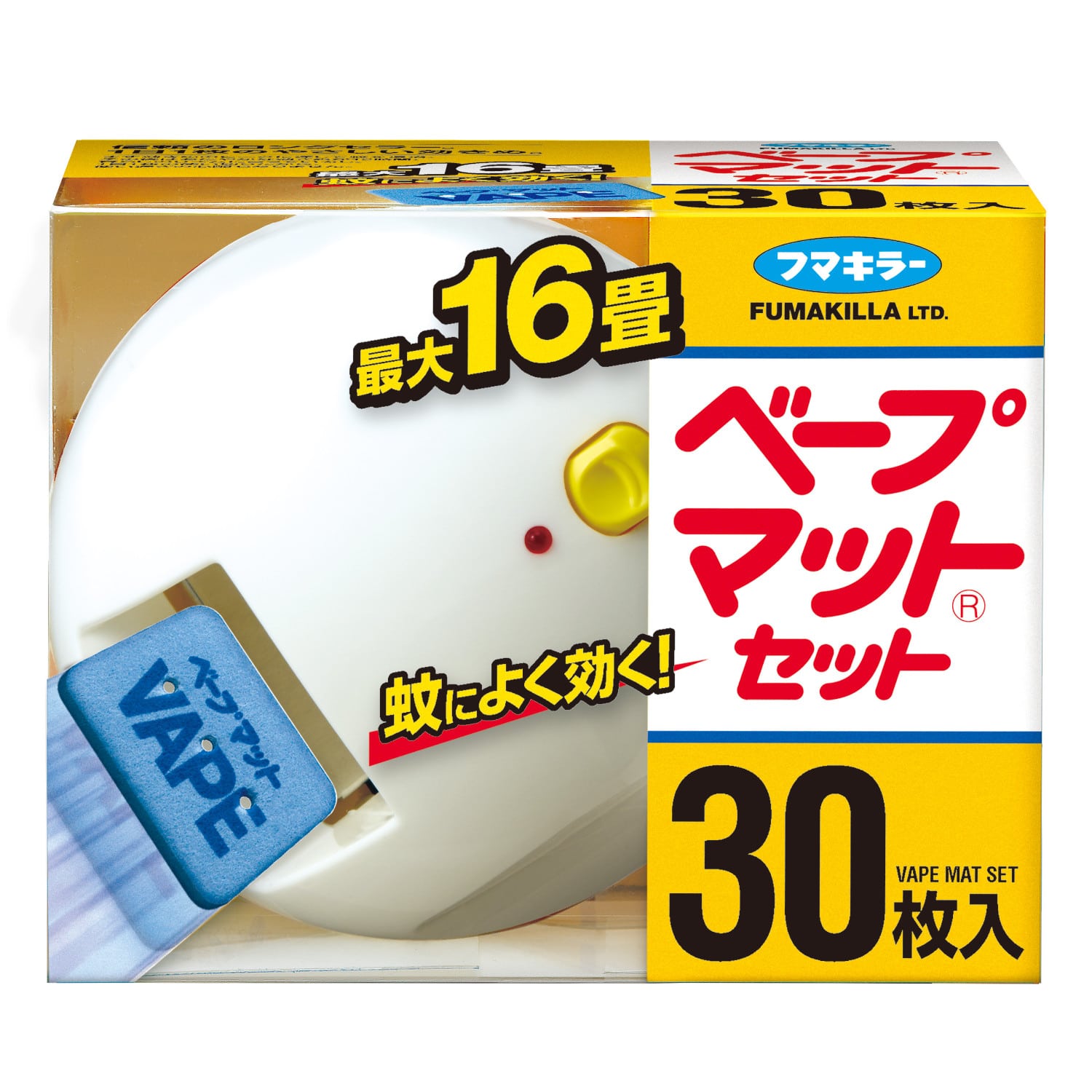 【防除用医薬部外品】フマキラー ベープマット セット 30枚入