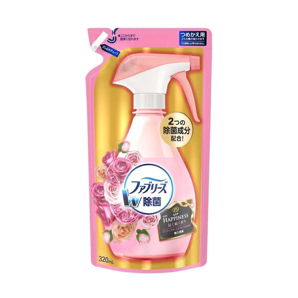P＆G ファブリーズwithレノアハピネス アンティークローズ＆フローラル 詰替 320ml   [3個セット]
