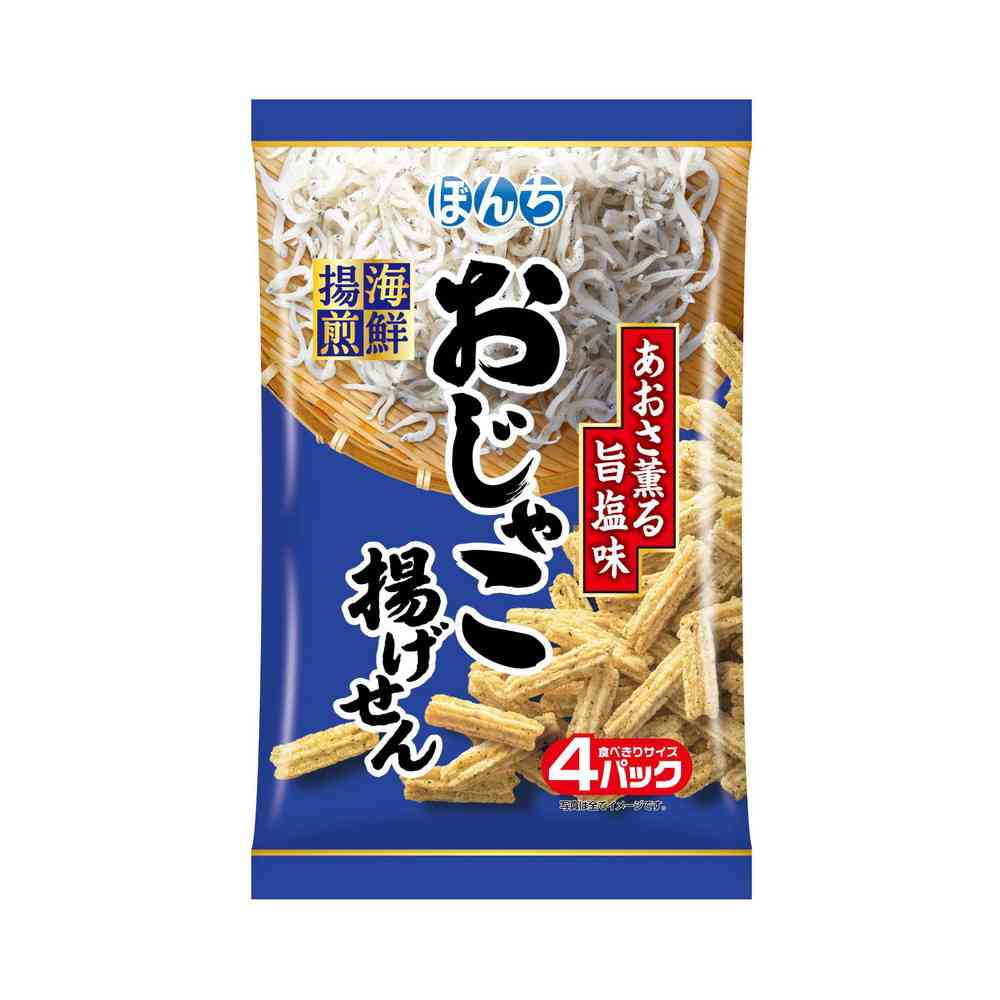 ◆ぼんち 海鮮揚煎 おじゃこ揚げせん 64g   [12個セット]