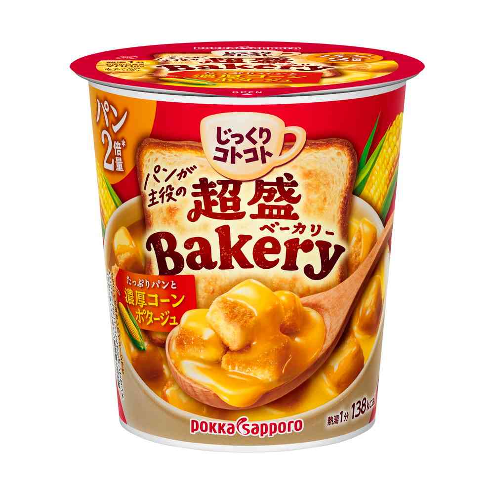 ◆ポッカ 超盛ベーカリー濃厚コーンポタージュカップ33.1g【12個セット】
